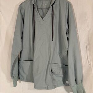 Butter-Soft Gray Hooded Jacket